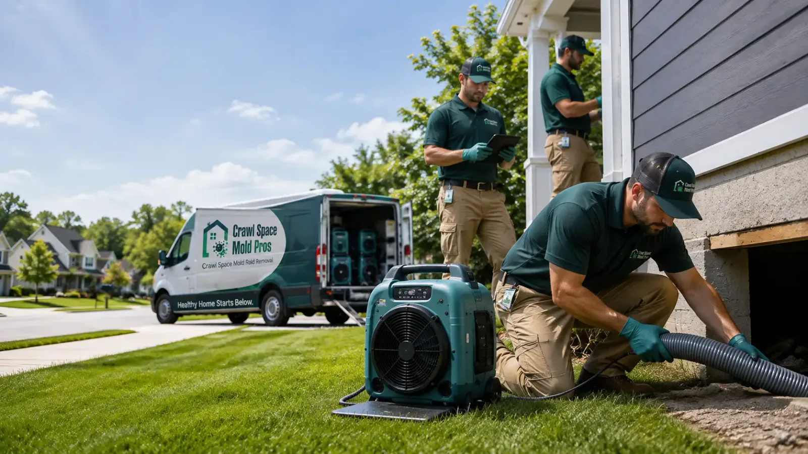 Crawl Space Mold Removal in La Center, WA